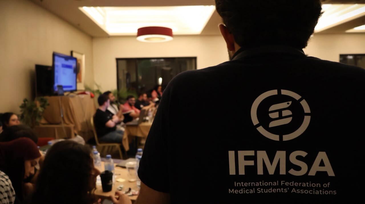 IFMSA-Jo members during capacity building